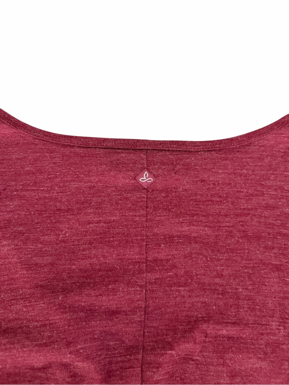 PRANA Burgundy Nadia Faux Wrap Wool Blend Long Sleeve Dress large - Picture 6 of 10